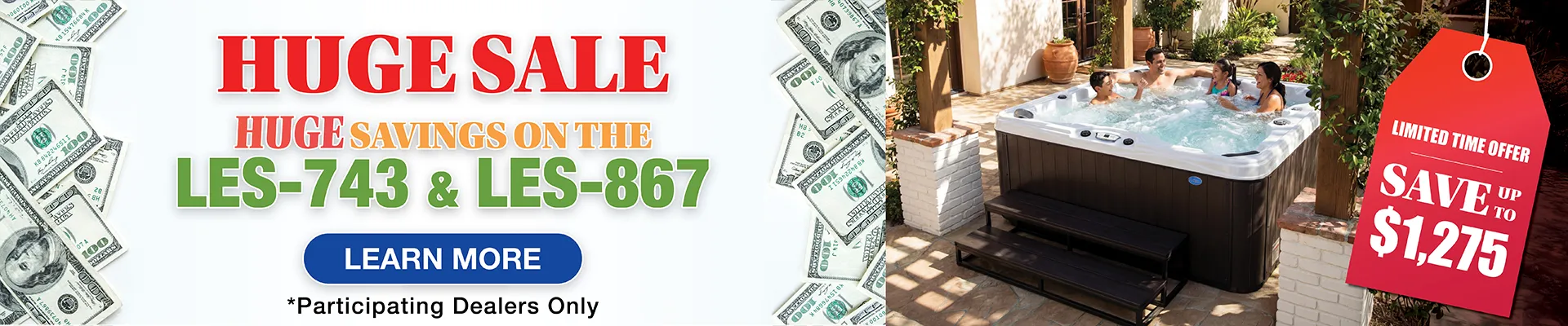 Calspas hot tub being used in a family setting - Hoffman Estates