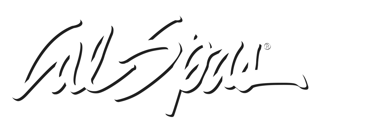 Calspas White logo hot tubs spas for sale Hoffman Estates